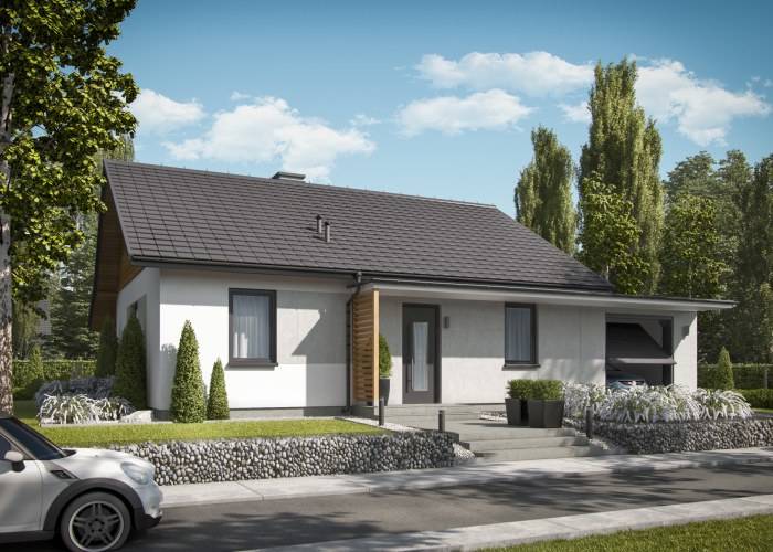 BARBADOS 3A dom letniskowy z garażem